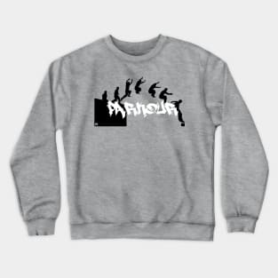 Parkour - Slow motion jump Crewneck Sweatshirt